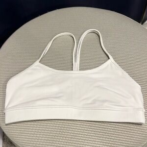 Lululemon Flow Y bra white size 8